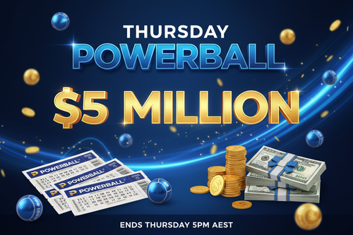 Thursday Powerball $5 Million Promotional Image